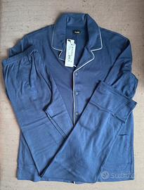 Pigiama uomo tg 48 blu