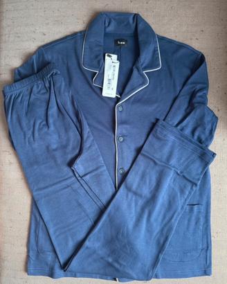 Pigiama uomo tg 48 blu
