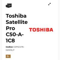 pc portatile toshiba satellite pro c50 