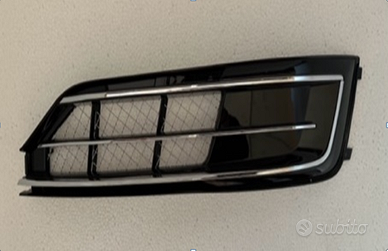 Tappo Fendi Sx Audi A8 14> Nero Lucido 3/Cromature