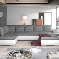 DIVANO LETTO ANGOLARE CON BRACCIOLO AD ONDA!