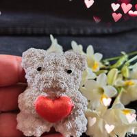 Orsetto in gesso ceramica profumato 