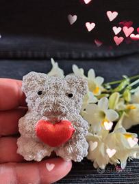 Orsetto in gesso ceramica profumato 