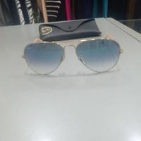 A1085 Ray-ban Aviator Goccia Rb3025 Tg 58 Oro Len