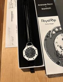 Audemar piguet x swatch ocho negro