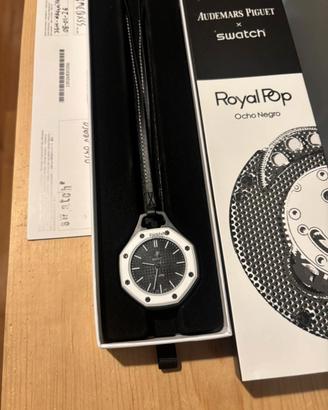 Audemar piguet x swatch ocho negro