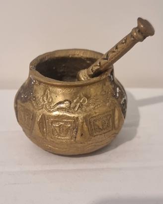 mini mortaio vintage