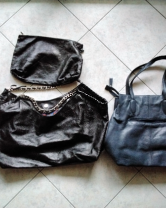 Borsa Carpisia e altra nera con pochette