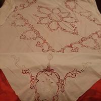 Copriletto di pizzo Burano 