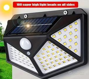 Luce da Parete Solare con Sensore di Movimento