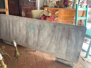 Testata letto matrimoniale stile shabby