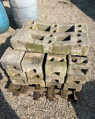 Piedi di cemento per recinzioni da cantiere