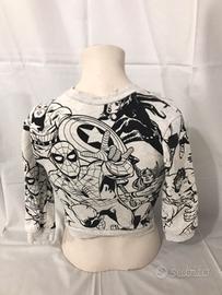 Felpa avengers bimbo 4-5 anni h&m