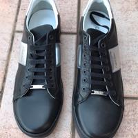 Sneakers Calvin Klein nere e argento