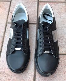Sneakers Calvin Klein nere e argento