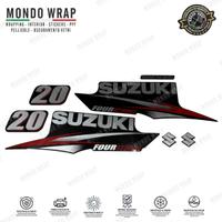 Adesivi barca Calandra Suzuki four stroke 20
