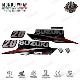 Adesivi barca Calandra Suzuki four stroke 20