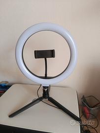 Ring light per foto e video