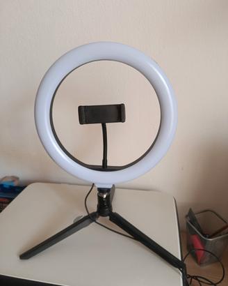 Ring light per foto e video