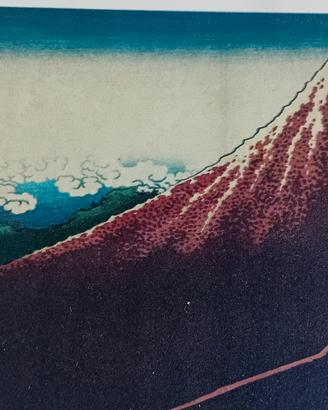 6 stampe antiche di Hokusai rarissime  giapponesi 