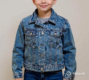Giubbino in jeans Benetton per bimbo/a 8 anni