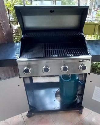 Barbecue a gas 4 fuochi Piezo