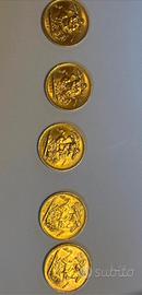 Collezzione sterline d’oro