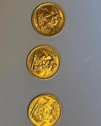 Collezzione sterline d’oro