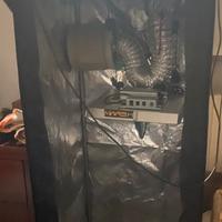 Growbox con lampada led e filtro antiodore