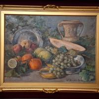 dipinto di natura morta di scuola napoletana 