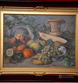 dipinto di natura morta di scuola napoletana 