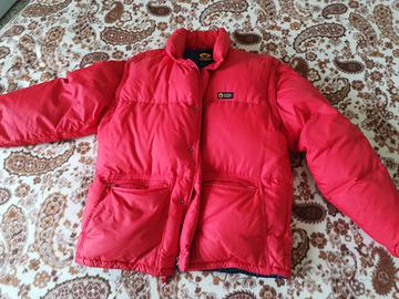 Giacca a vento rossa Ciesse Piumini - anni '70-'80