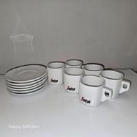 Tazze con piattino da cappuccino Segafredo