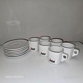 Tazze con piattino da cappuccino Segafredo