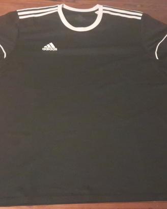 t shirt adidas nera  2XL senza etichetta