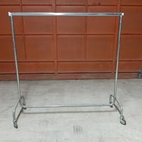 Stander appendiabiti cromato