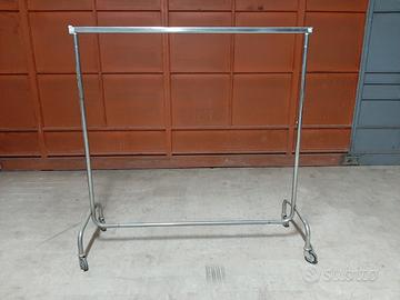 Stander appendiabiti cromato