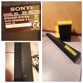 Sony Home Theater  SS-WCT80 no spedizione