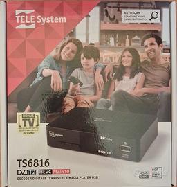 Decoder DVB-T/T2  Telesystem TS6816 T2HEVC