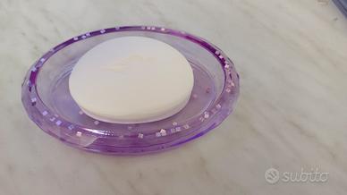 Porta saponetta in resina fatta a mano