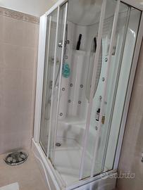 Cabina doccia Glass multifunzione 115*80