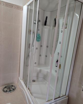 Cabina doccia Glass multifunzione 115*80