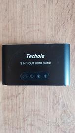 Interruttore HDMI Splitter 3 in 1
