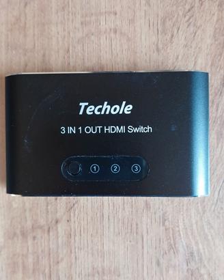 Interruttore HDMI Splitter 3 in 1