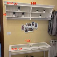 MOBILE INGRESSO BIANCO SHABBY CHIC