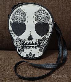 Borsa Teschio Zombi / Guanti Sposa Cadavere HORROR