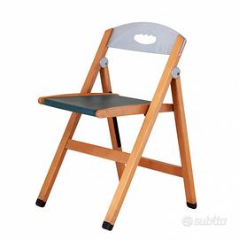 3 Sedie pieghevoli Foppapedretti vintage, anni '80