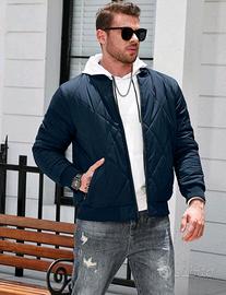 Cappotto casual imbottito da uomo 4XL