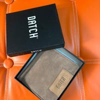 Portafoglio uomo Datch pelle scamosciata marrone