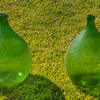 Kit di 7 damigiane in vetro capienza 50 lt